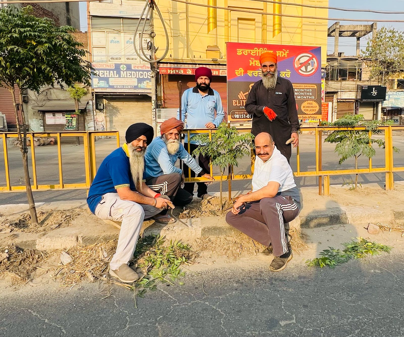 Celebrated the birth anniversary of Sant Guru Nabha Das Ji by planting trees.